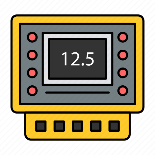 Electric meter, electricity meter, electricity supply system, smart meter, digital meter icon - Download on Iconfinder
