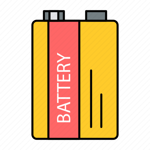 Battery, voltage, terminals, electric current, electricity, current flow, charging device icon - Download on Iconfinder