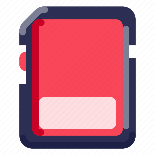 Card, computer, device, electronic, hardware, sd, technology icon - Download on Iconfinder