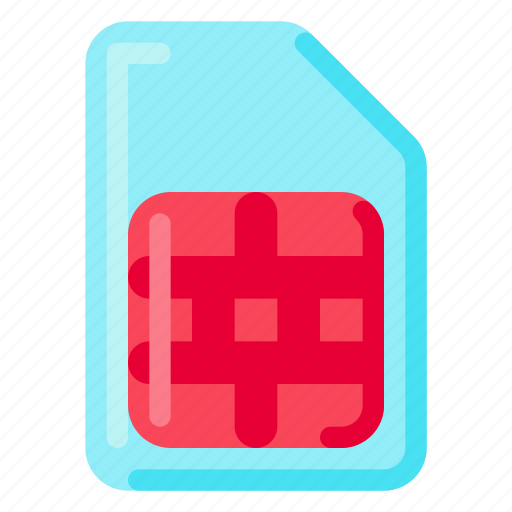 Communication, device, electronic, hardware, internet, sim card, technology icon - Download on Iconfinder