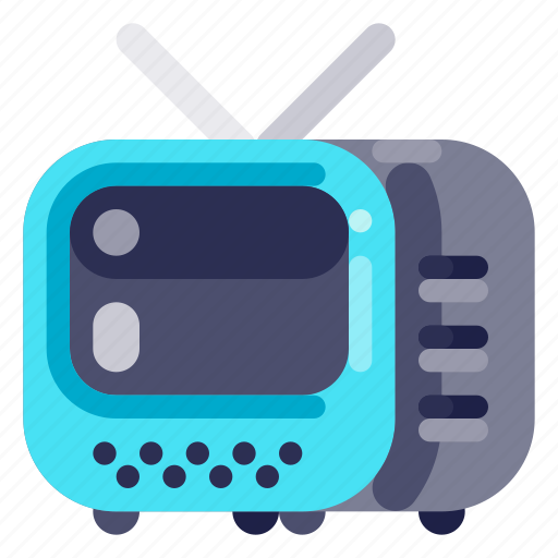 Broadcasting, communication, device, electronic, hardware, technology, television icon - Download on Iconfinder