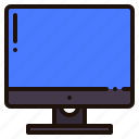 monitor, computer, desktop, screen, tv, electronics