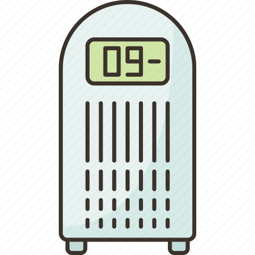Air, purifier, smoke, filtered, ventilation icon - Download on Iconfinder