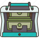 banknote, counter, bill, electric, deposit