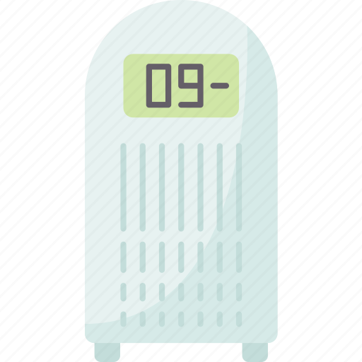 Air, purifier, smoke, filtered, ventilation icon - Download on Iconfinder