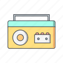 cassette, cassette player, music player
