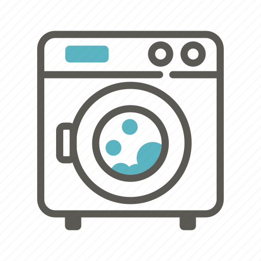 Clean, clothing, laundry, machine, wash, washing, washing machine icon - Download on Iconfinder