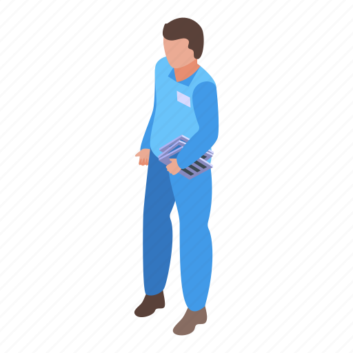 Doctor, electronic, patient, card, isometric icon - Download on Iconfinder