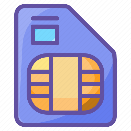Card, device, electronics, memory, sim, storage icon - Download on Iconfinder