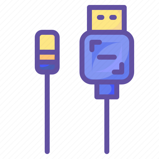 Cable, device, electronics, multimedia, technology, usb icon - Download on Iconfinder