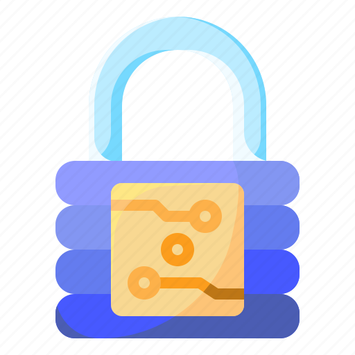 Electronic, lock, padlock, secure, security icon - Download on Iconfinder