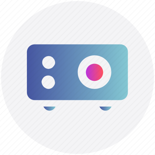 Device, electronics, presentation, projection, projector icon - Download on Iconfinder