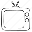 television, tv, retro tv, antenna, electronic 