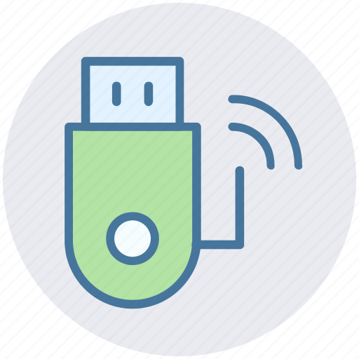 Data, device, disk, storage, usb, wireless icon - Download on Iconfinder