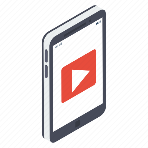 Live streaming, mobile video, multimedia, video app, video player, video streaming icon - Download on Iconfinder