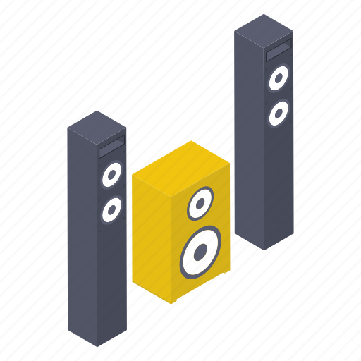 Loudspeaker, output device, sound system, voice speaker, volume speaker icon - Download on Iconfinder
