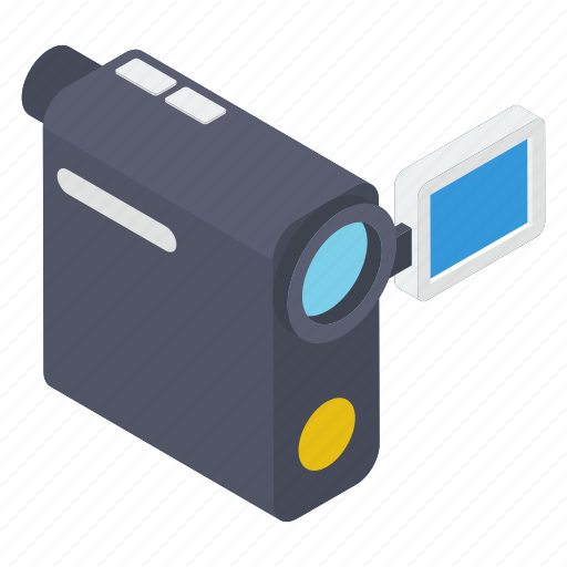 Camcorder, digital camera, handycam, polaroid, video camera, video shooting icon - Download on Iconfinder