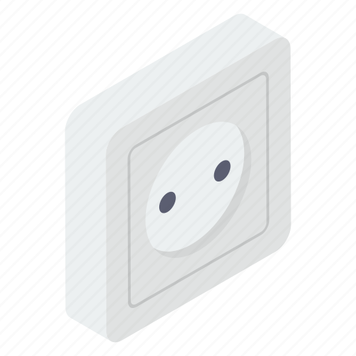Electronic switch, female plug, power outlet, power supply, socket icon - Download on Iconfinder