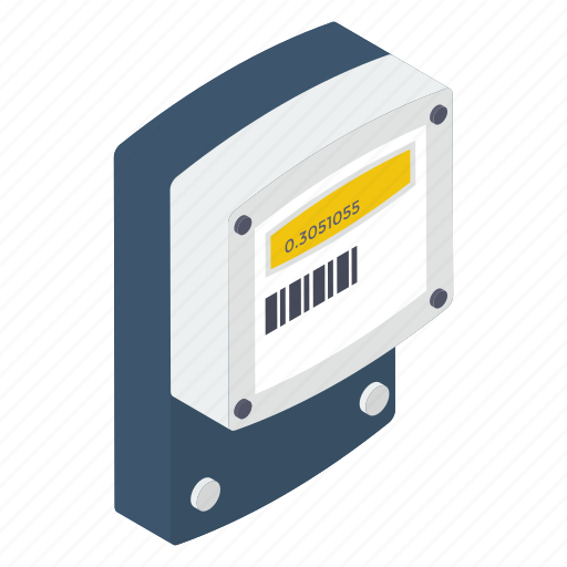 Digital meter, electricity meter, energy meter, meter readings, power meter icon - Download on Iconfinder