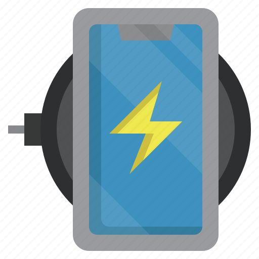 Wireless, charger, devices, electronics, gadget, tools icon - Download on Iconfinder
