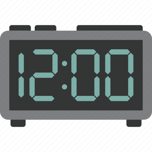 Alarm, alarm clock, clock, digital icon - Download on Iconfinder