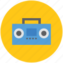 audio cassette player, cassette player, recorder, tape deck, tape recorder