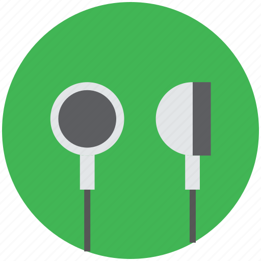 Ear cable, earbuds, earpiece, hands free, headphone icon - Download on Iconfinder