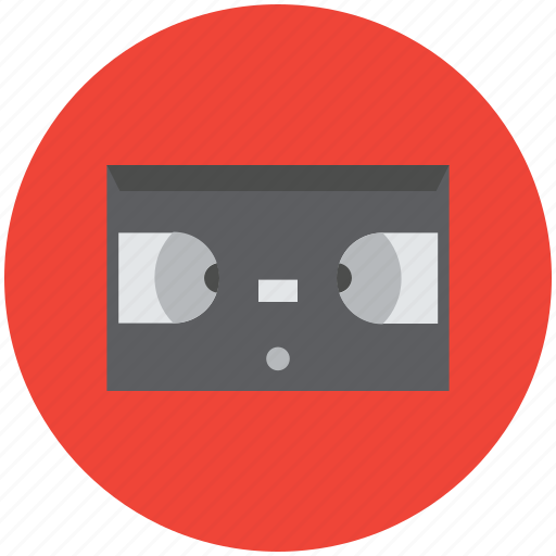 Audio-cassette, cassette, compact cassette, music tape, videocassette icon - Download on Iconfinder