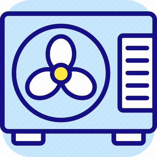 Ac, air conditioner, electronics, outdoor unit, split, appliance icon - Download on Iconfinder