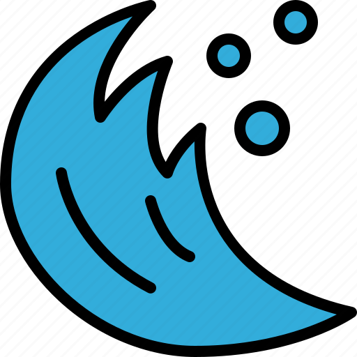 Water, wave, nature, element, natural, energy, sea icon - Download on Iconfinder