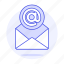 address, at, email, envelope, letter, mail, message, open, parcel, sign, symbol 