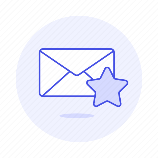 Email, envelope, favorite, letter, mail, star icon - Download on Iconfinder