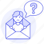 email, error, female, help, issues, mail, missing, problems, question, troubleshoot, user 