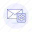 email, envelope, letter, mail, preferences, settings 