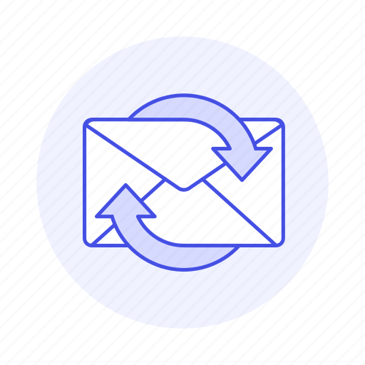 Sync, letter, refresh, envelope, email, mail, syncing icon - Download on Iconfinder