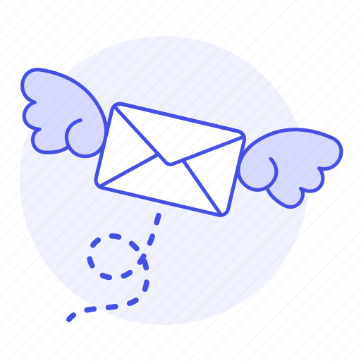Delivery, email, envelope, fly, flying, mail, send icon - Download on Iconfinder