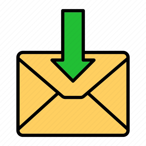 Email, envelop, incoming, letter, mail, message, receive icon - Download on Iconfinder