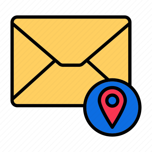 Email, envelop, letter, location, mail, message icon - Download on Iconfinder