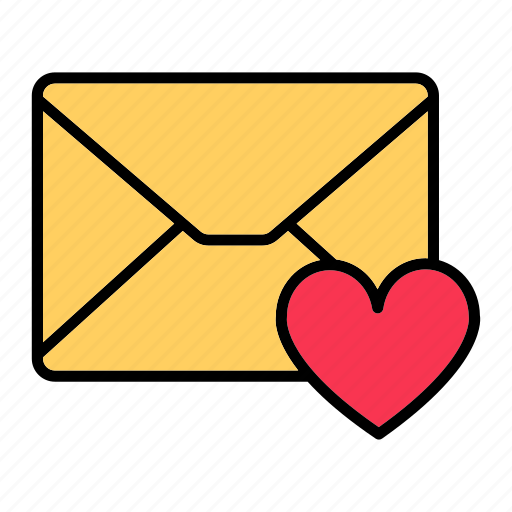 Email, envelop, heart, letter, love, mail, message icon - Download on Iconfinder
