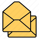 emails, envelop, letter, mail, messages