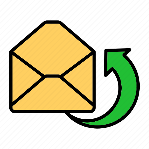 Arrow, emails, envelop, letter, mail, messages, resend icon - Download on Iconfinder