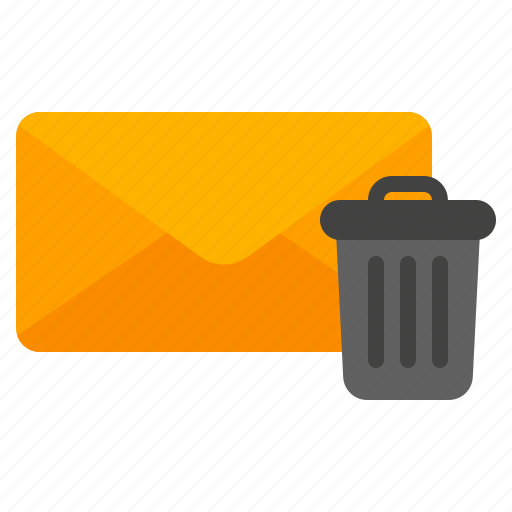 Trash, delete, remove, garbage, email, mail, message icon - Download on Iconfinder