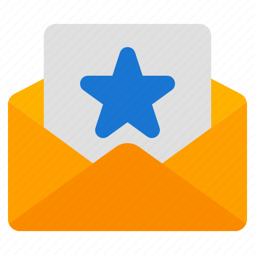 Favourite, like, favorite, star, badge, email, mail icon - Download on Iconfinder
