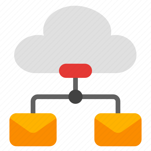Cloud, server, storage, database, network, email, message icon - Download on Iconfinder