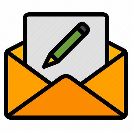 Edit, pencil, write, document, email, mail, message icon - Download on Iconfinder