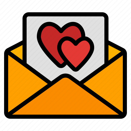 Love, letter, heart, romance, valentine, email, message icon - Download on Iconfinder