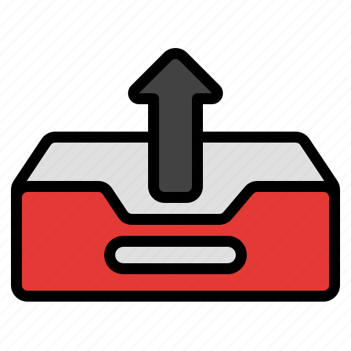 Outbox, email, mail, message, letter, send, communication icon - Download on Iconfinder