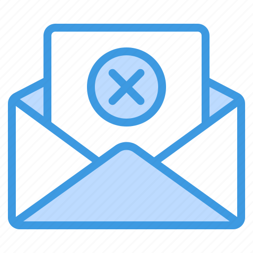 Delete, cancel, close, remove, email, mail, message icon - Download on Iconfinder