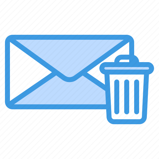 Trash, delete, remove, garbage, email, mail, message icon - Download on Iconfinder