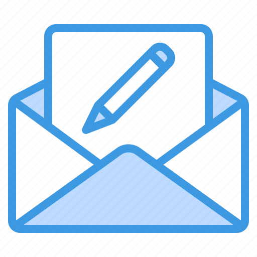 Edit, pencil, write, document, email, mail, message icon - Download on Iconfinder
